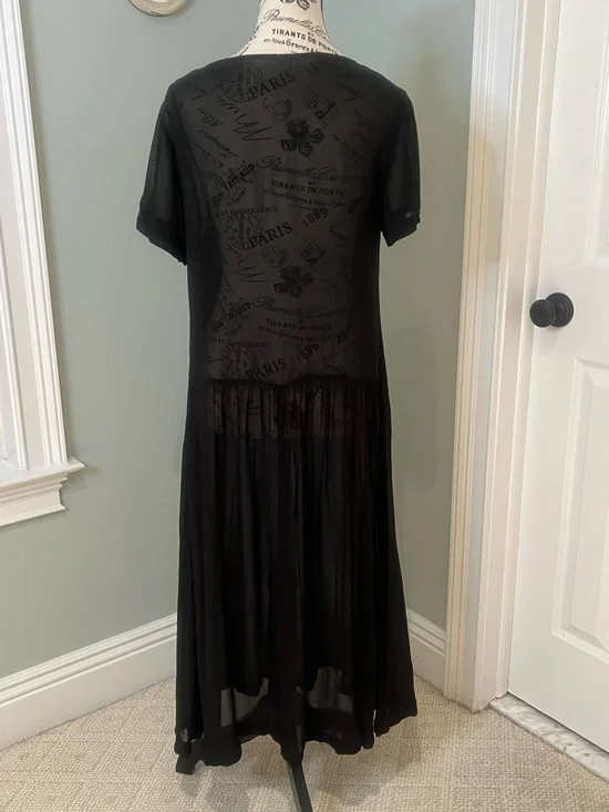 Kimchi Blue Black Sheer Dress | Size M | MIDI | Excellent Condition - Picture 11 of 17